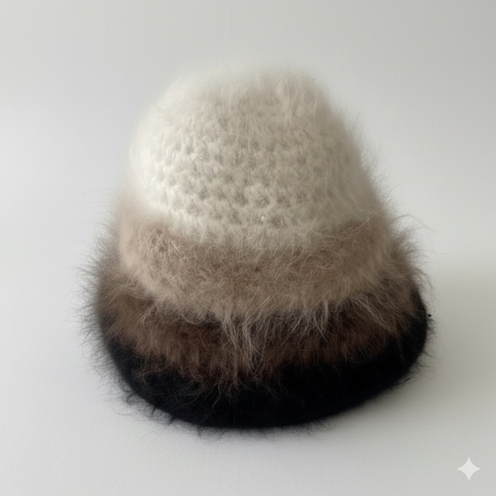 Beautiful Angora Knit Beanie